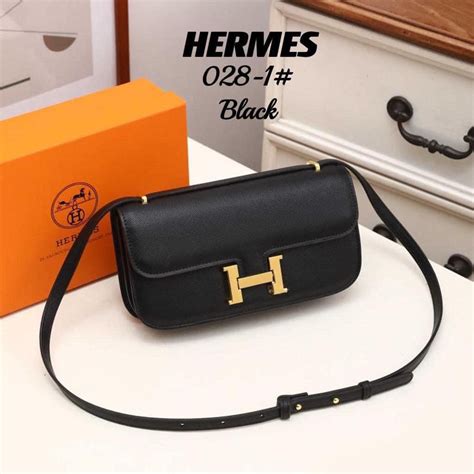 hermes bucket bag black|hermes sling bag price.